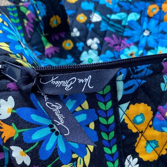 Vera Bradley Midnight Blues Travel Duffel Tote Bag - Picture 10 of 11